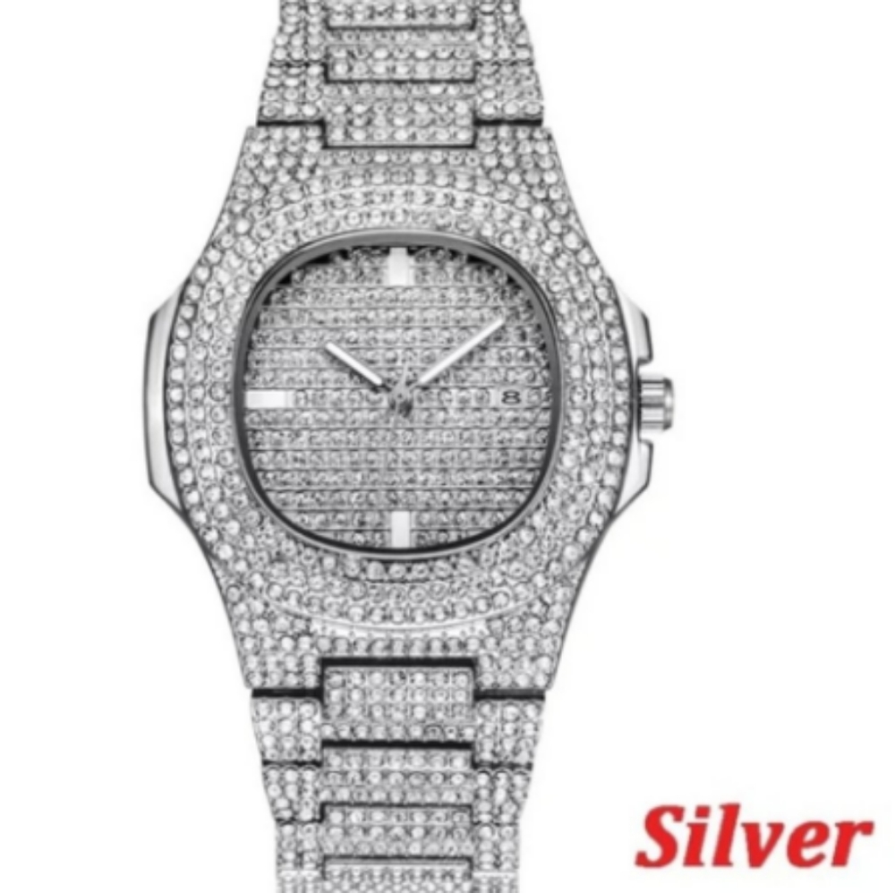 Iced Out Quartz Men Watch